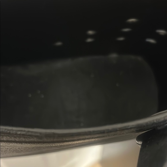 Black Handbag with Unique Design sol tote rubber - Picture 3 of 4